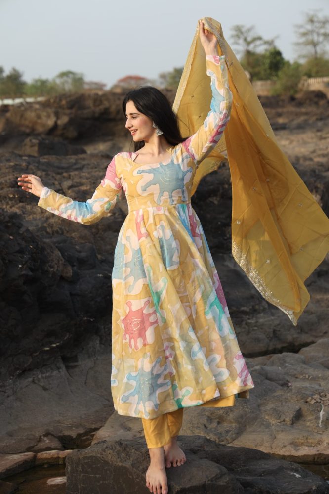 Kajal's Multi Coloured Suit