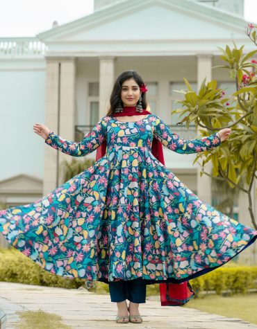 RADHIKA'S ANARKALI SUIT SET 6017