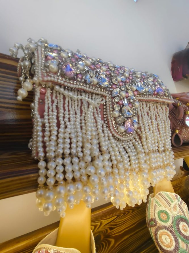 Heera (Hand Bag ,Diamond Work ,Dabka Work ,Pearl Work ,