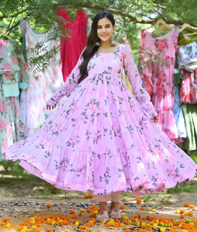 Blooming Aliza Purple Suit