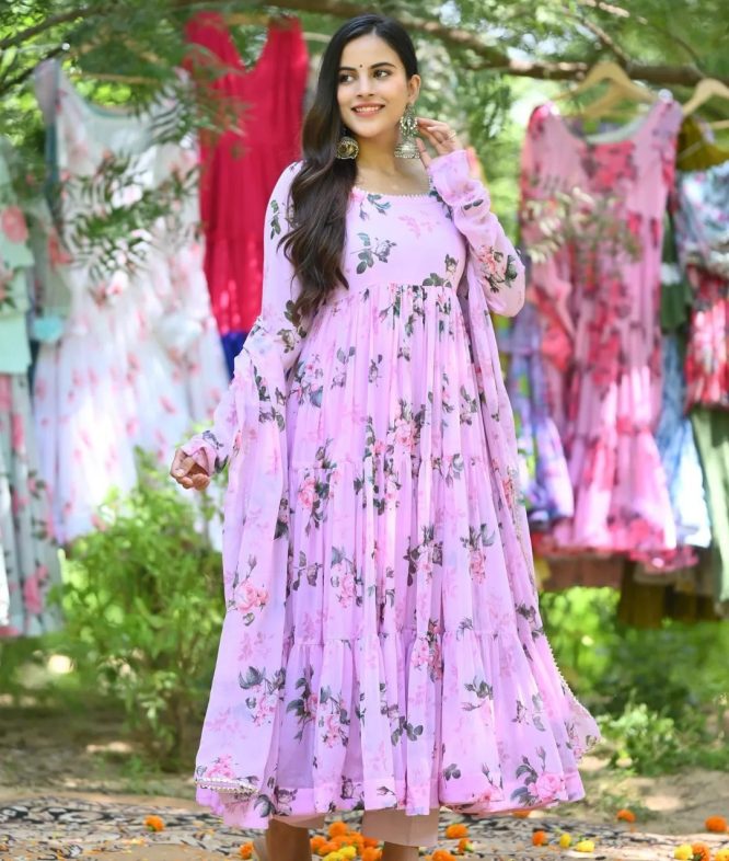 Blooming Aliza Purple Suit