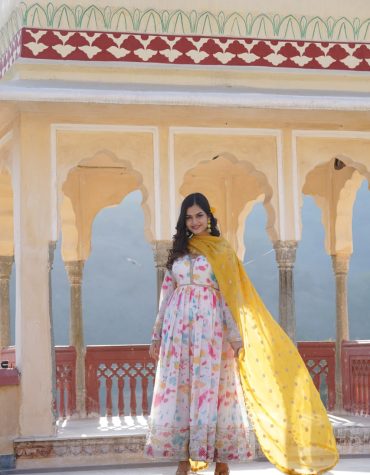 Premium Quality Malti Anarkali Suit Set