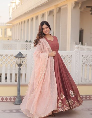 Premium Quality Designer  Anarkali Suit Set