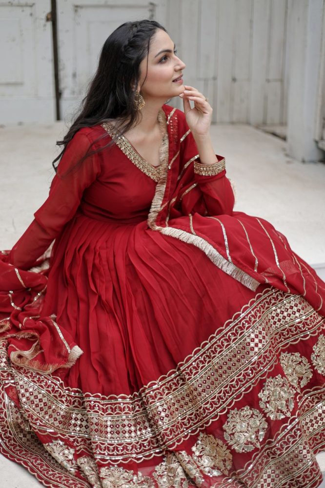 Sandhiya Premium Quality Anarkali Suit Set