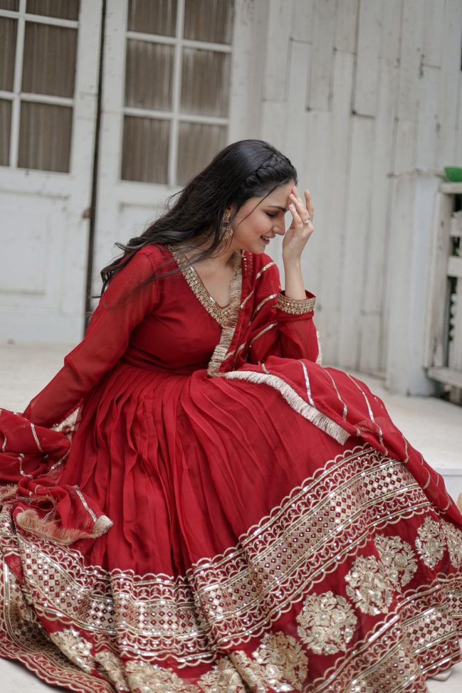 Sandhiya Premium Quality Anarkali Suit Set
