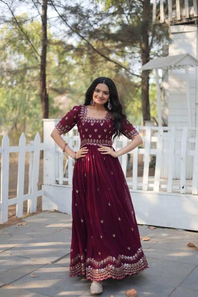 LIKSHA"S PREMIUM DESIGNER READYMADE GOWN KA-1111
