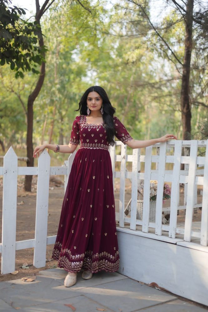 LIKSHA"S PREMIUM DESIGNER READYMADE GOWN KA-1111