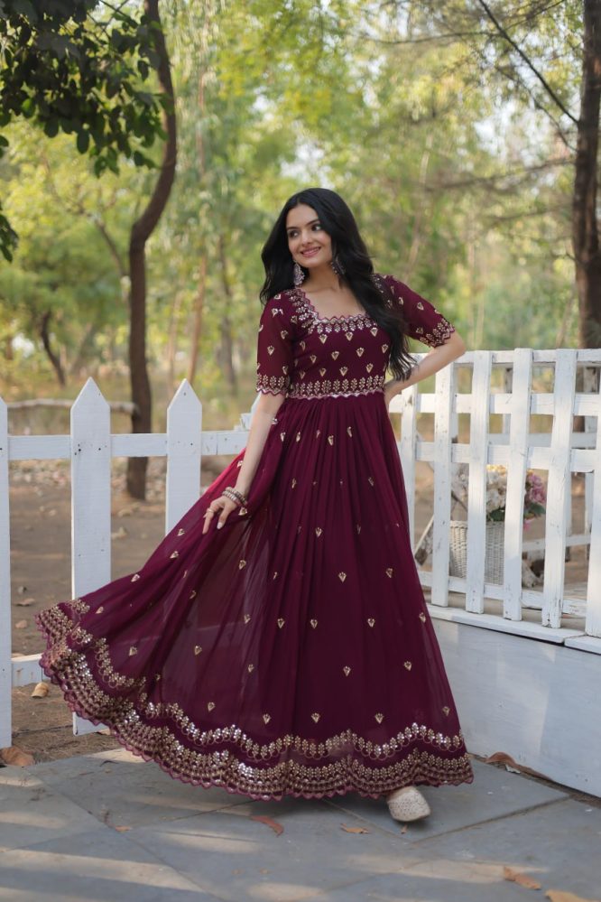 LIKSHA"S PREMIUM DESIGNER READYMADE GOWN KA-1111