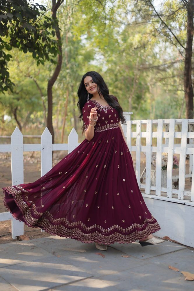 LIKSHA"S PREMIUM DESIGNER READYMADE GOWN KA-1111