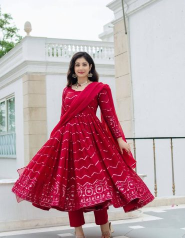 Liksha's Beutifull and Premium Anarkali Suit Set