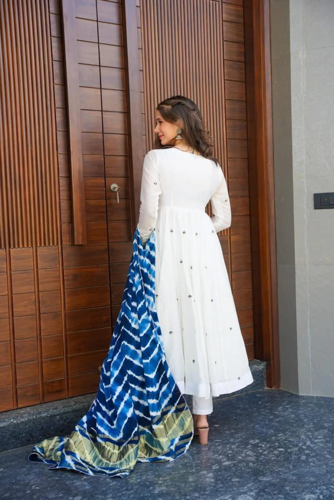 Aarushi Pyor Cotton Anarkali Suit Set