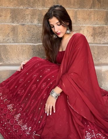 Vidhya's Premium Anarkali Suit Set