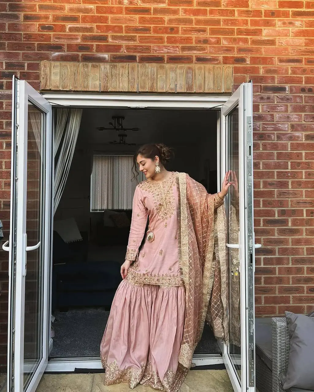 Sitara Embroidery Sharara Set