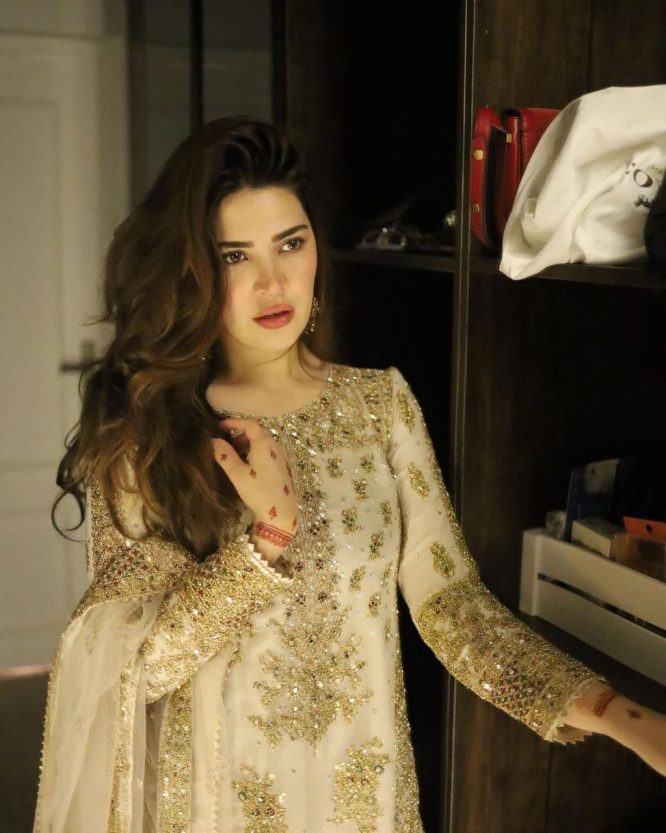 Embroidered Luxe Net Suit with Handwork Dupatta