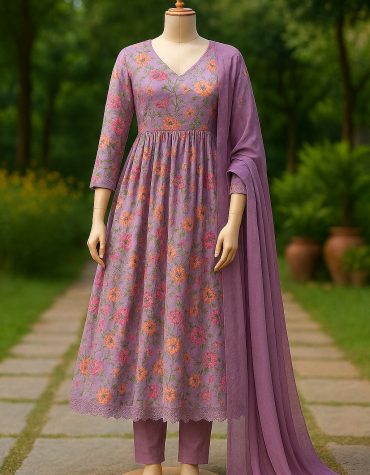Lavender Bloom Mist Suit Set