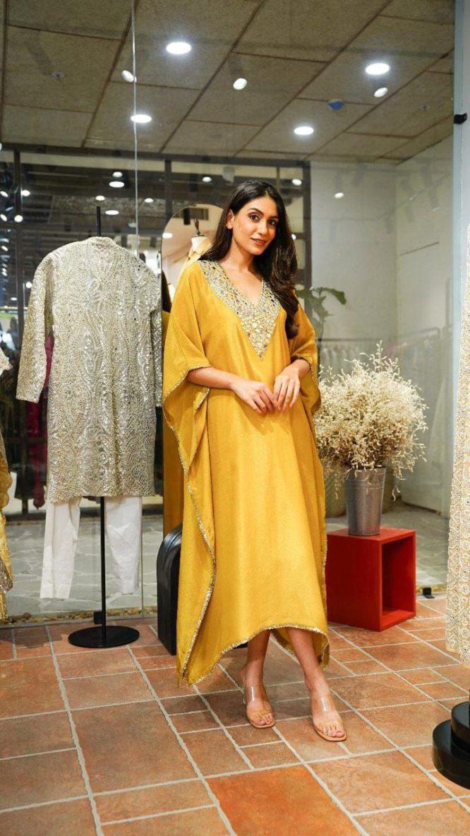 Mustard Grace Kaftan