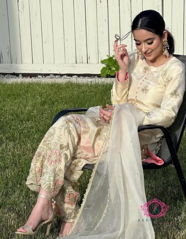 Swan White Suit Set