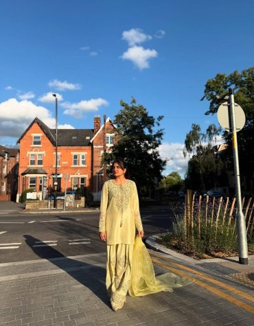 Amber Shine Embroidered Kurta with Palazzo & Dupatta