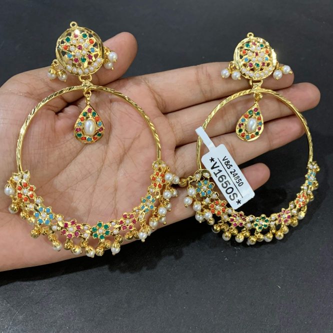 Jadau Earrings