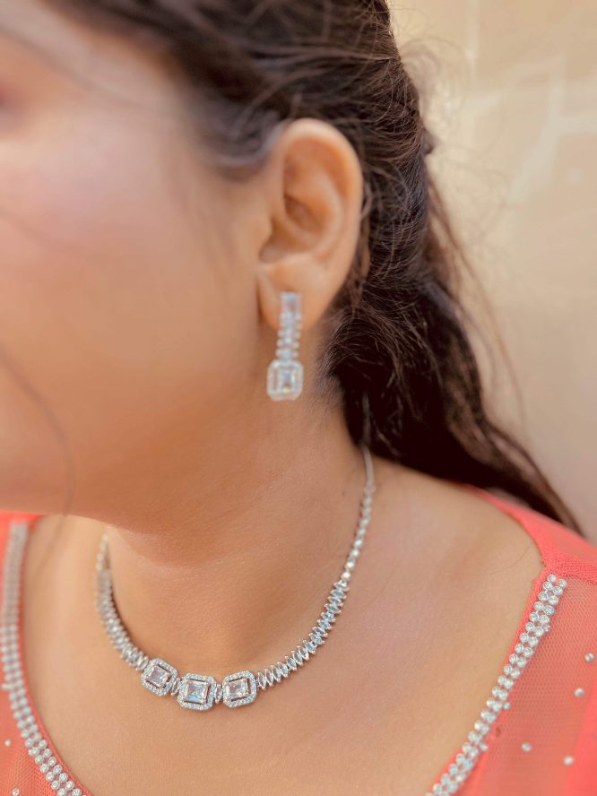 Zircon Necklace Set