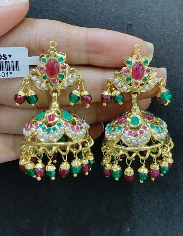 Jadau Earrings
