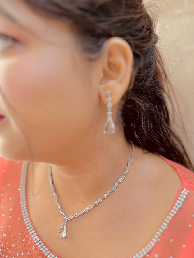 Zircon Necklace Set