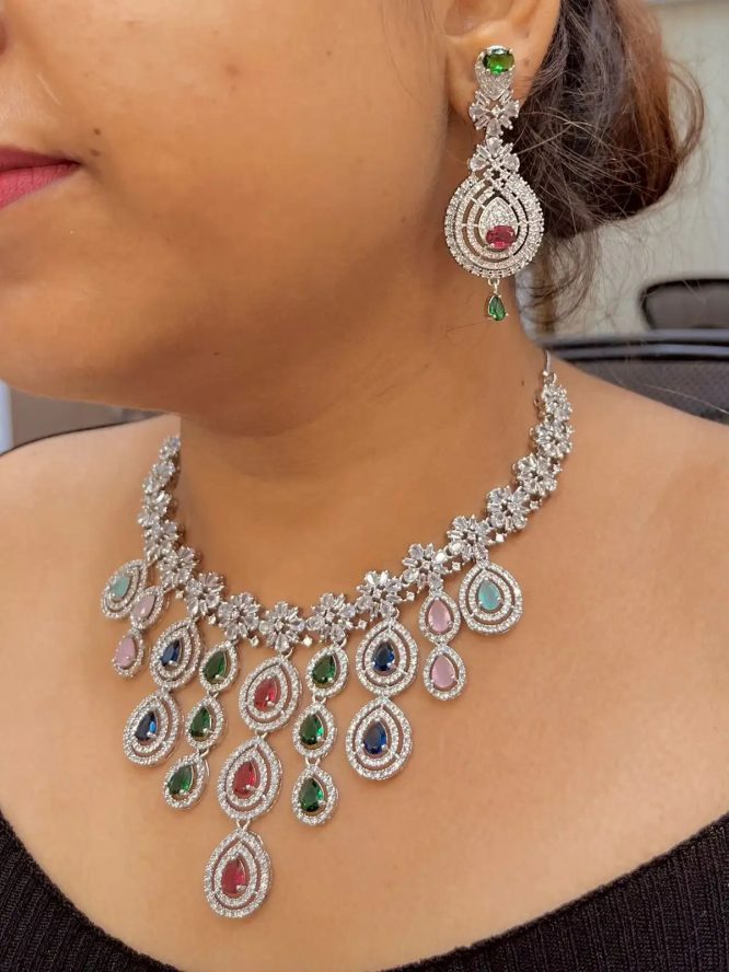 Zircon Necklace Set