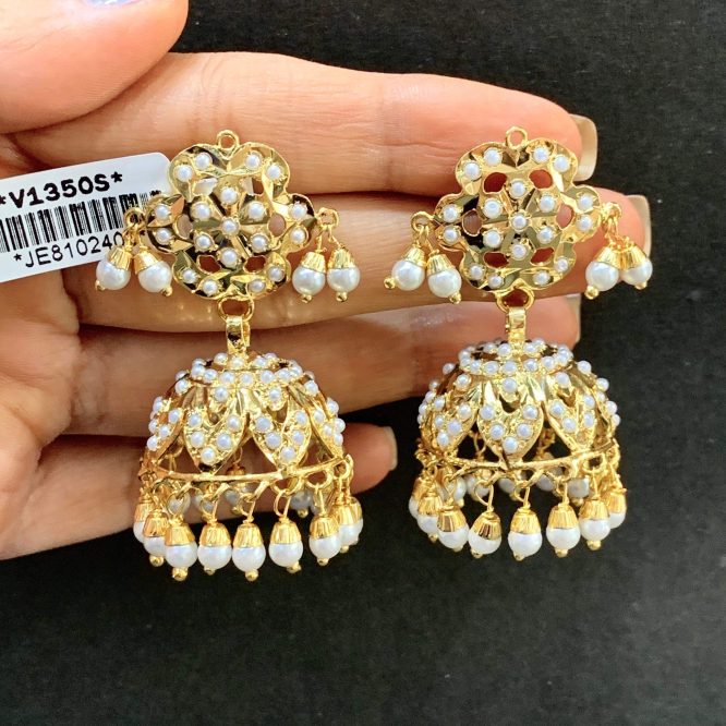 Jadau Earrings