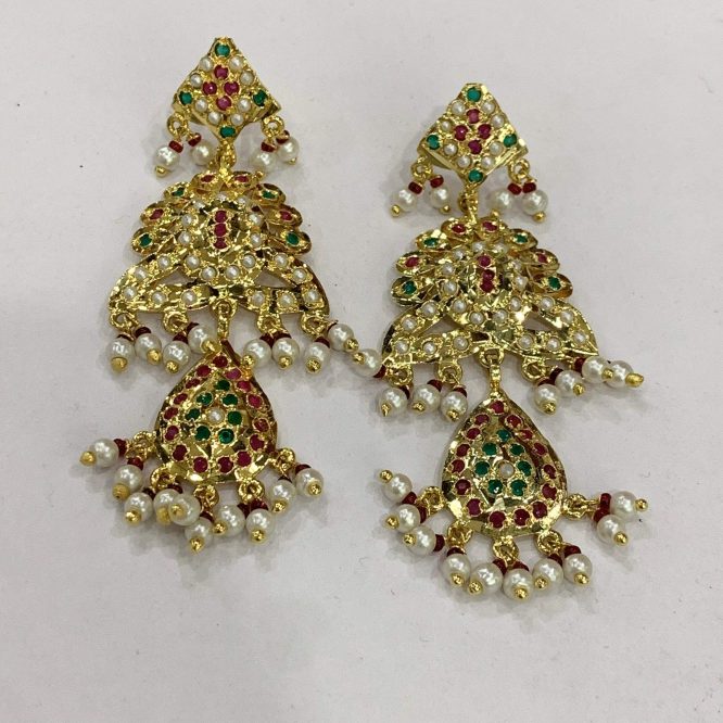 Jadau Earrings