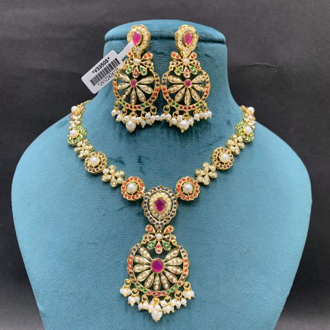 jadau necklace set 455435