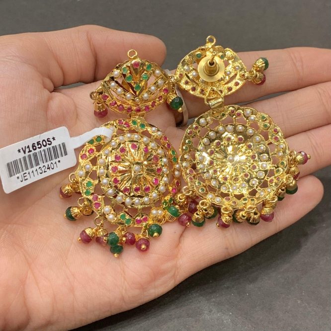Jadau Earrings