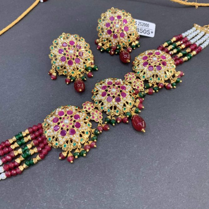 Jadau choker set 7886889