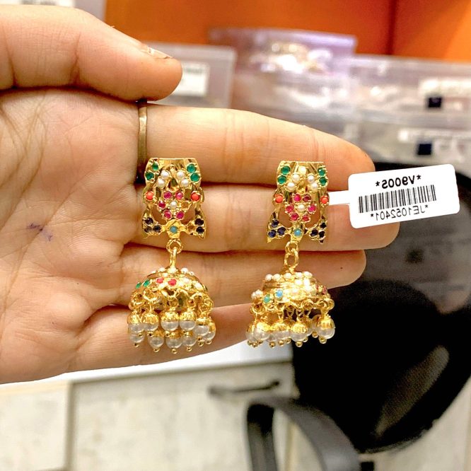 Jadau Earrings
