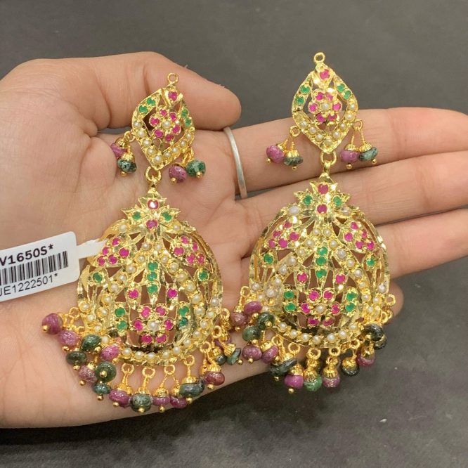 Jadau Earrings