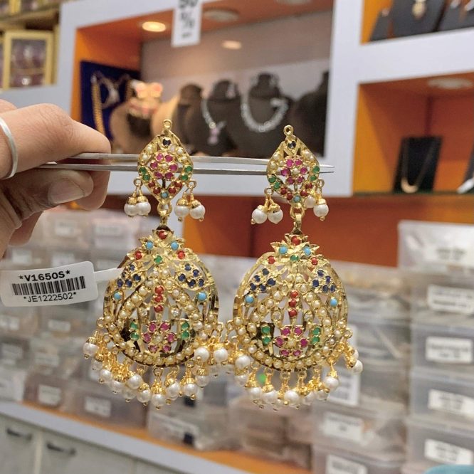 Jadau Earrings