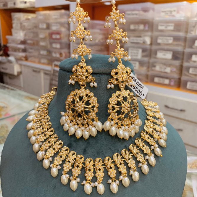 Jadau Necklace Set 21344