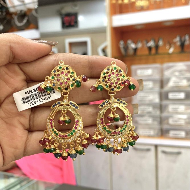 Jadau Earrings