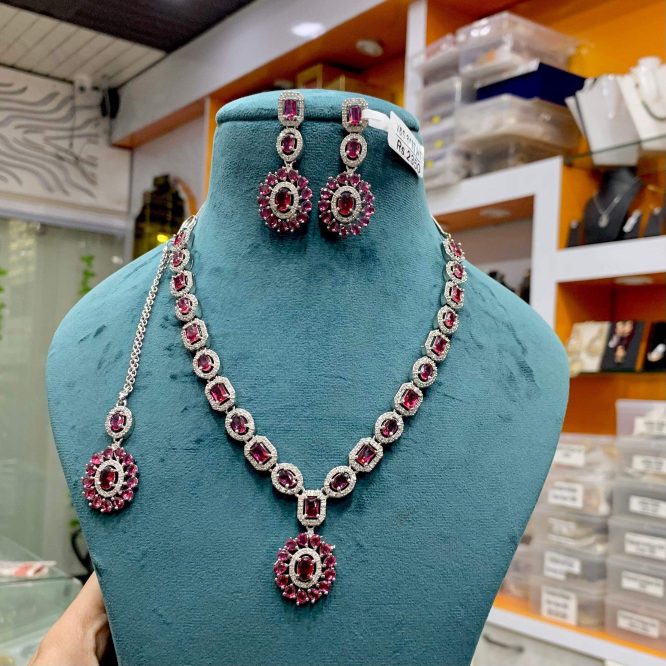 Zircon Necklace Set