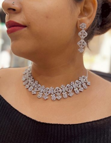 Zircon Necklace set 56654