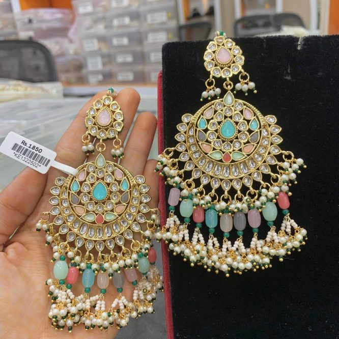 Kundan earrings