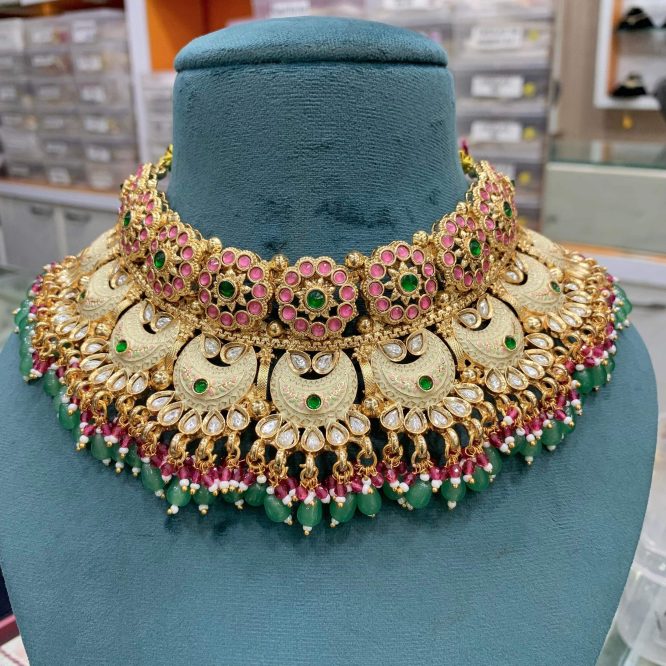 Kundan Necklace Set 567742