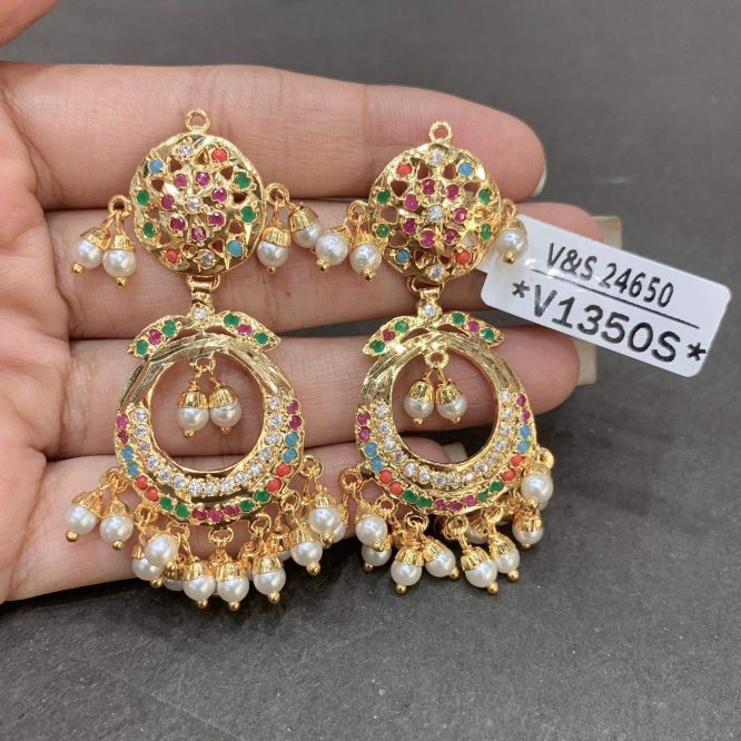 Jadau Earrings