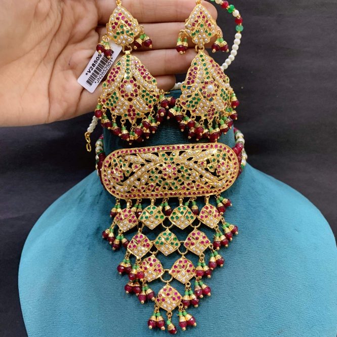 Jadau Necklace sets 456433