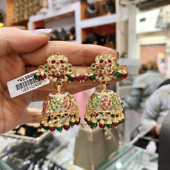 Jadau Earrings
