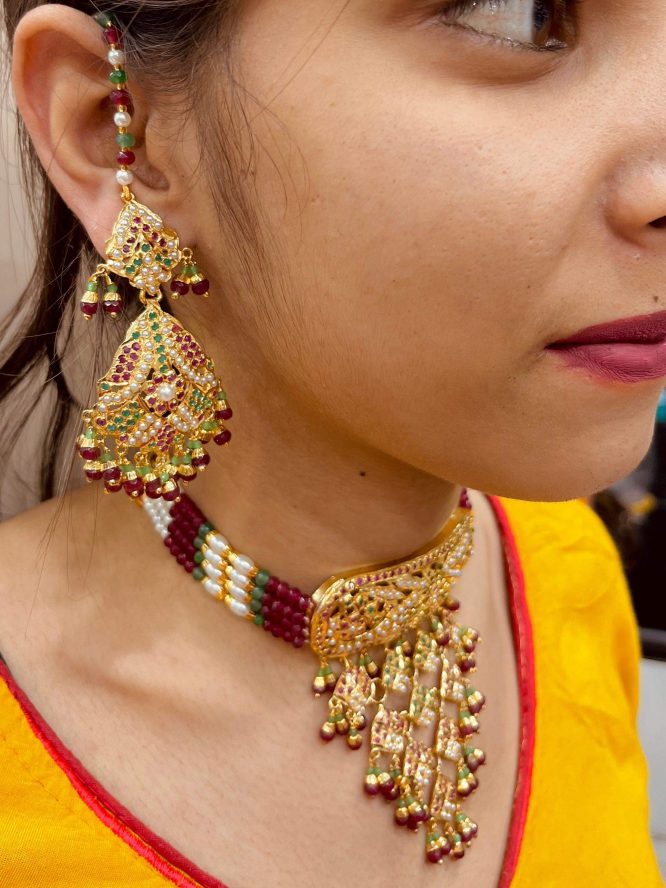 Jadau Necklace sets 456433