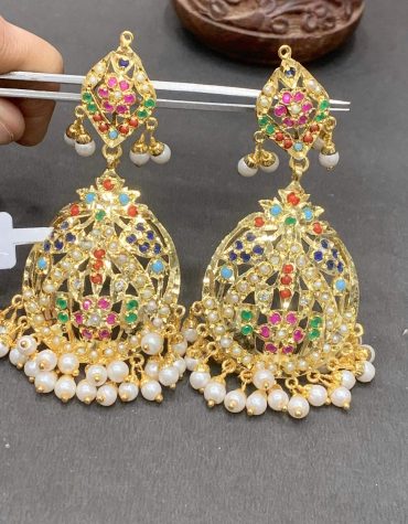 Jadau Earrings