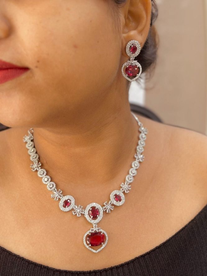 Zircon Necklace Set