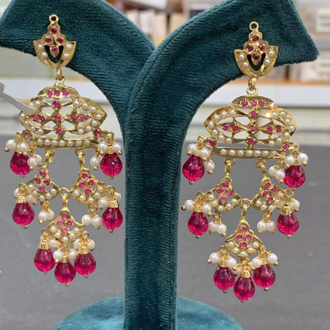 Jadau Earrings