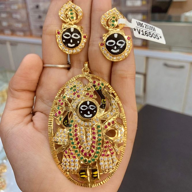 Jadau Pendant Set 456654