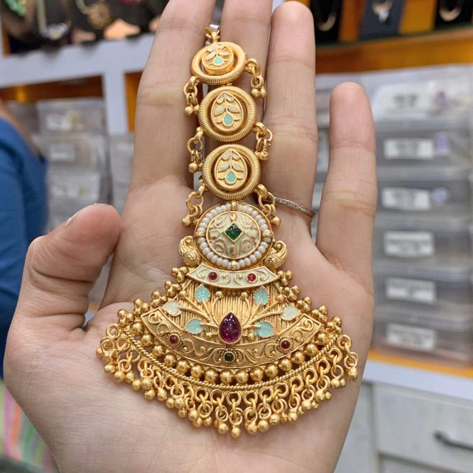 Antique Maang Tikka 35655